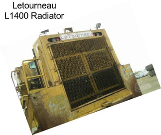 Letourneau L1400 Radiator