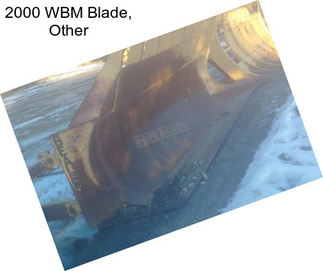 2000 WBM Blade, Other