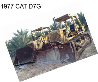 1977 CAT D7G