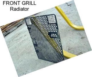 FRONT GRILL Radiator