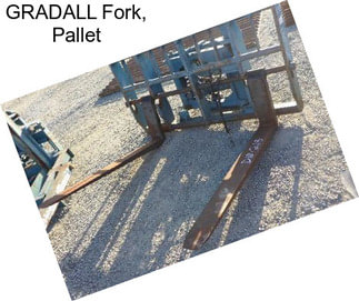 GRADALL Fork, Pallet