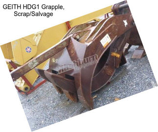 GEITH HDG1 Grapple, Scrap/Salvage