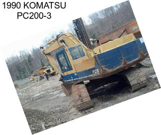 1990 KOMATSU PC200-3