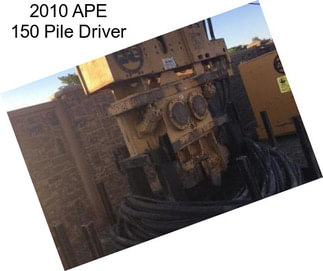2010 APE 150 Pile Driver