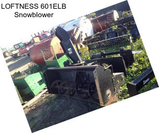 LOFTNESS 601ELB Snowblower