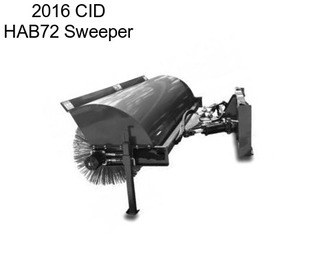 2016 CID HAB72 Sweeper