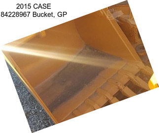 2015 CASE 84228967 Bucket, GP