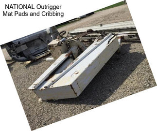 NATIONAL Outrigger Mat Pads and Cribbing