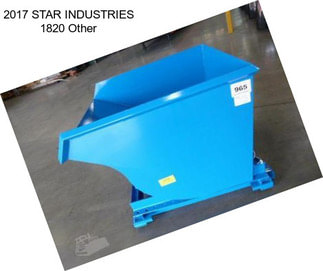 2017 STAR INDUSTRIES 1820 Other