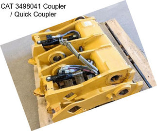 CAT 3498041 Coupler / Quick Coupler