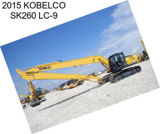 2015 KOBELCO SK260 LC-9