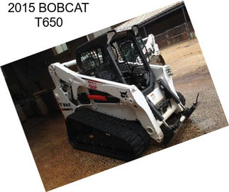 2015 BOBCAT T650