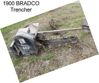 1900 BRADCO Trencher
