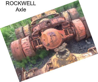 ROCKWELL Axle