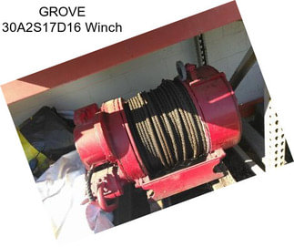 GROVE 30A2S17D16 Winch