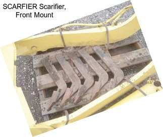 SCARFIER Scarifier, Front Mount