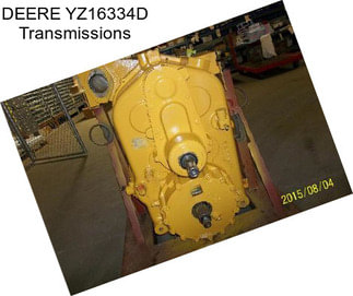 DEERE YZ16334D Transmissions