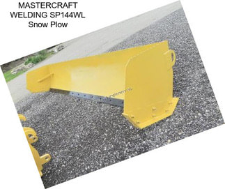 MASTERCRAFT WELDING SP144WL Snow Plow