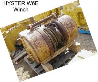 HYSTER W6E Winch