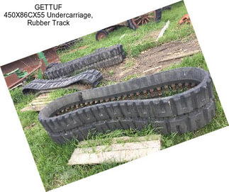 GETTUF 450X86CX55 Undercarriage, Rubber Track