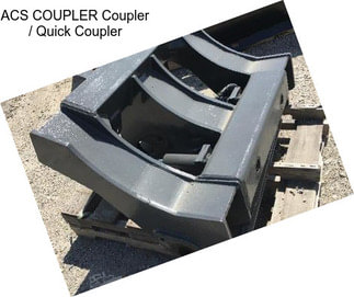 ACS COUPLER Coupler / Quick Coupler