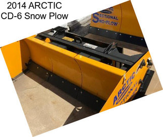 2014 ARCTIC CD-6 Snow Plow