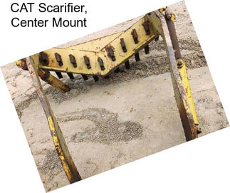 CAT Scarifier, Center Mount