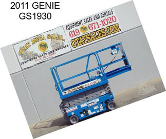 2011 GENIE GS1930