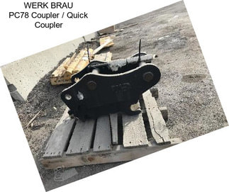 WERK BRAU PC78 Coupler / Quick Coupler