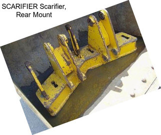 SCARIFIER Scarifier, Rear Mount