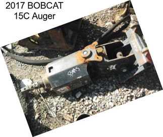 2017 BOBCAT 15C Auger