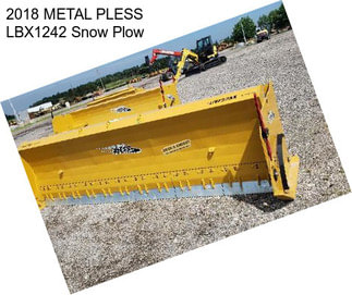 2018 METAL PLESS LBX1242 Snow Plow