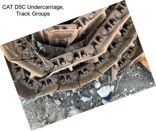 CAT D5C Undercarriage, Track Groups