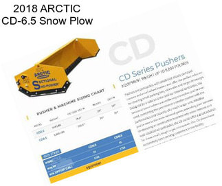 2018 ARCTIC CD-6.5 Snow Plow