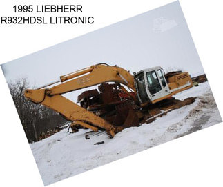 1995 LIEBHERR R932HDSL LITRONIC