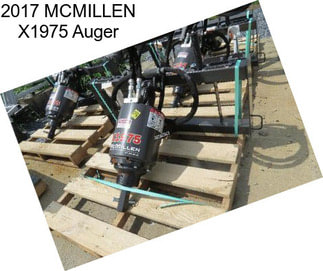 2017 MCMILLEN X1975 Auger