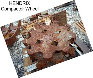 HENDRIX Compactor Wheel