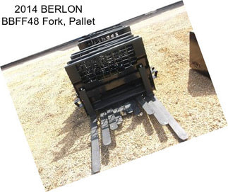 2014 BERLON BBFF48 Fork, Pallet