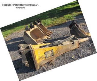 INDECO HP1500 Hammer/Breaker - Hydraulic