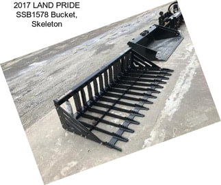 2017 LAND PRIDE SSB1578 Bucket, Skeleton