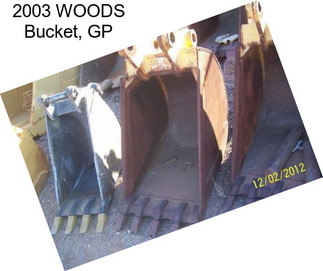 2003 WOODS Bucket, GP