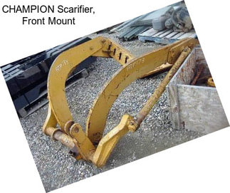 CHAMPION Scarifier, Front Mount