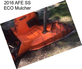 2016 AFE SS ECO Mulcher