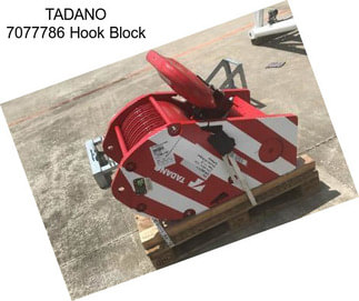 TADANO 7077786 Hook Block