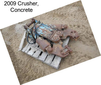 2009 Crusher, Concrete