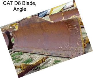 CAT D8 Blade, Angle