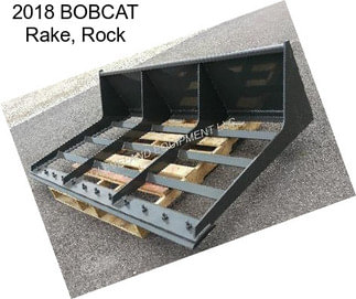 2018 BOBCAT Rake, Rock