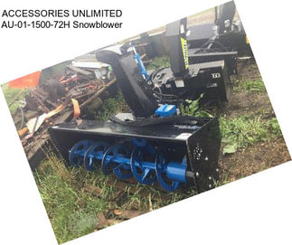 ACCESSORIES UNLIMITED AU-01-1500-72H Snowblower