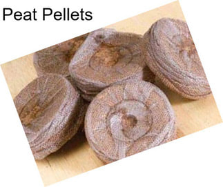 Peat Pellets