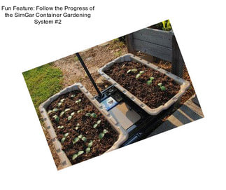 Fun Feature: Follow the Progress of the SimGar Container Gardening System #2
